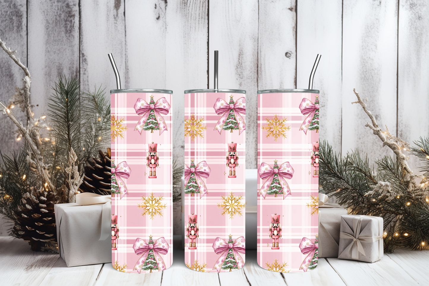 Merry Pinkmas 20oz Tumbler