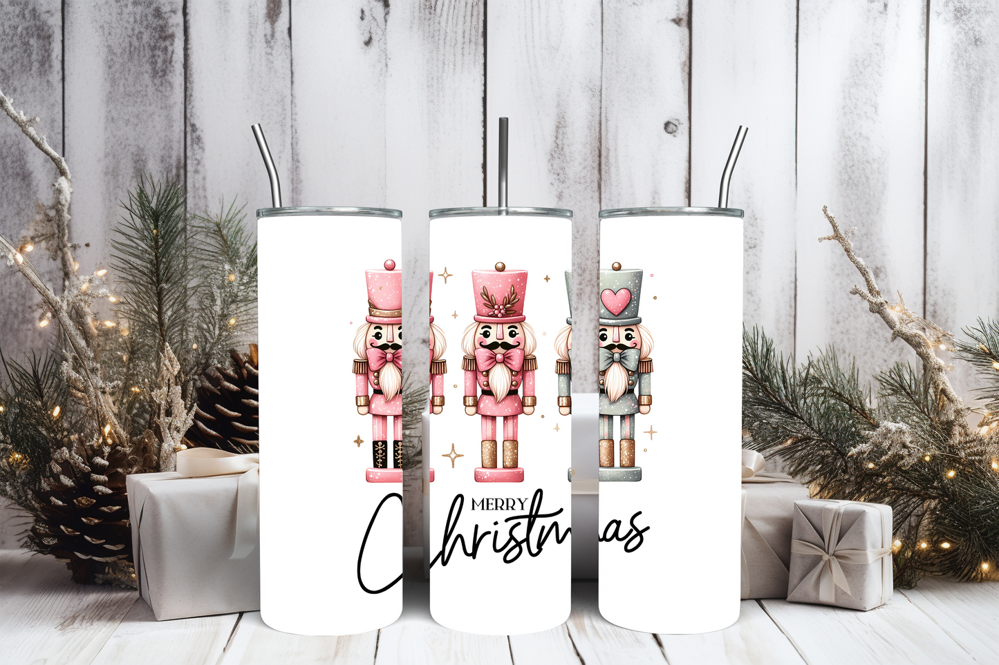 Nutcracker Christmas 20oz Tumbler