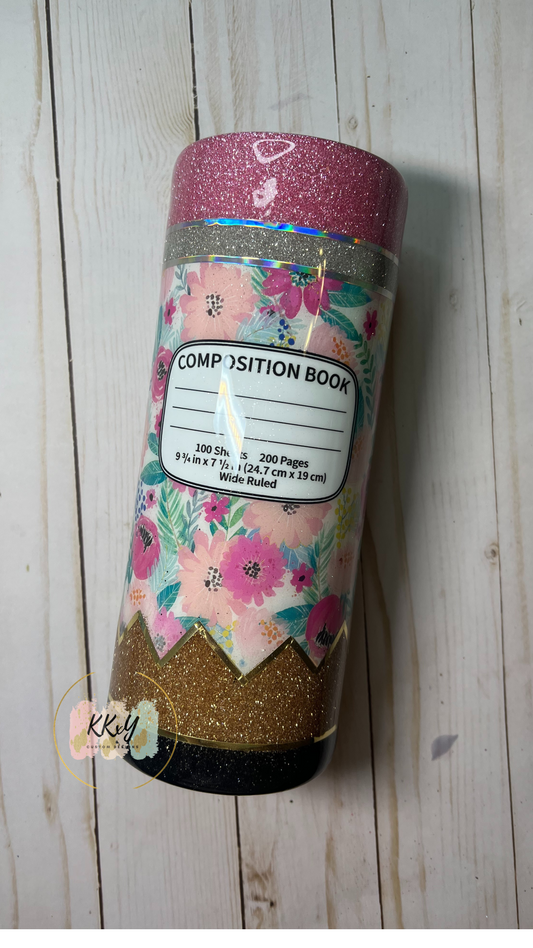 Composition Pencil Floral